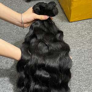 Extensiones de Cabello Natural Ondulado VQ, Cabello Virgen Remy, 100% Cabello Humano, Doble Trama a Máquina, Cabello Camboyano, Disponible en Todos los Colores - Product Image 1