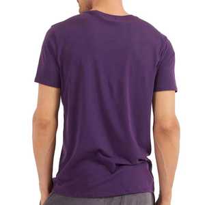 Camiseta Deportiva Vintage de Jersey Holgado para Hombre, Color Morado, de Secado Rápido, Manga Corta, para Gimnasio, Entrenamiento Activo - Product Image 2