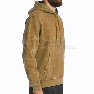Sudaderas con capucha de lavado ácido para hombre, Sudadera con capucha de uso diario mezclada de algodón para moda informal y urbana, sudaderas con capucha de lavado ácido para hombre de estilo clásico - Product Image 3