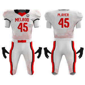 Vêtements de football personnalisés en gros, ensembles de vêtements de sport pour équipes, impression par sublimation numérique, vêtements de football américain brodés pour hommes - Product Image 3