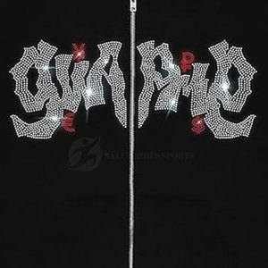 Sweat-shirts à capuche pour hommes les plus vendus, doublés polaire, ornés de strass, coupe-vent, écologiques, nouveau modèle hiver, motif uni, couleur personnalisable, faible MOQ - Product Image 5