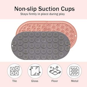 Alfombrilla de silicona calmante para mascotas, alimentador lento que reduce la ansiedad, mejora la digestión, apta para lavavajillas, diseño duradero - Product Image 5