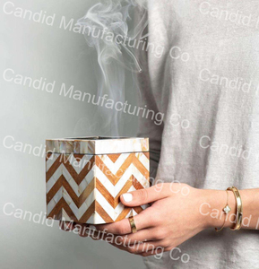 Résine en bois de l'usine de fabrication Art moderne écologique Brûleur d'encens antique Parfum d'océan religieux Bakhoor Coriandre - Product Image 1