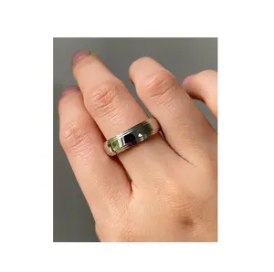 Wholesale Factory Supply 14K White Gold Ring for Men Wedding Gift Available at Wholesale Price from India