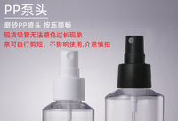 Flacon pulvérisateur de luxe 100 ml avec impression de logo personnalisé, atomiseur rechargeable pour toner, soins de la peau, recharges cosmétiques