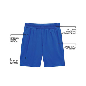 Pantalones Cortos Deportivos para Hombre, de Alta Calidad, Tejido de Lona, Secado Rápido, Ecológicos, Cintura Elástica, Transpirables, Color Sólido Personalizado - Product Image 2