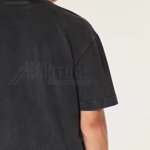 Diseño personalizado al por mayor hombres ácido lavado camiseta mejor calidad precio barato hombres ácido lavado camiseta - Product Image 6