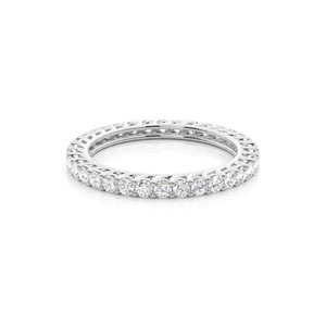 Muy llamativo, peso de 0,90 quilates, ajuste de punta, anillo de diamante de eternidad completa, Diamante cultivado en laboratorio, bueno para novias, regalo de boda - Product Image 4