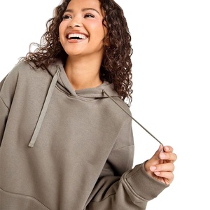 2025 Best Quality Women's Oversized Hoodie Tracksuit <b>Set</b> Casual <b>Two</b> <b>Piece</b> Sweat Outfit for Streetwear & <b>Lounge</b> - Product Image 2