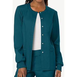 Logo personnalisé propre marque impression brodée femmes gommage ensemble soins infirmiers uniforme hôpital médical clinique prix de gros gommage ensembles - Product Image 4