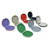 Boîte à dents avec LOGO personnalisé Boîte à bretelles Étui de retenue magnétique pour aligneur Boîte de rangement pour protège-dents de forme ronde