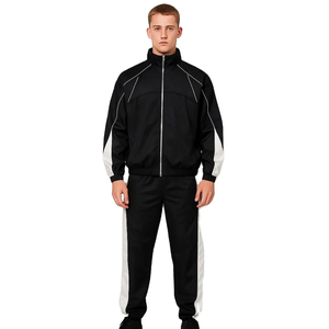 Men's Winter Hooded Windbreaker Tracksuit <b>Set</b> Lightweight Breathable Nylon <b>Waterproof</b> Quick Dry 2-Piece Streetwear Custom Logo - Product Image 1