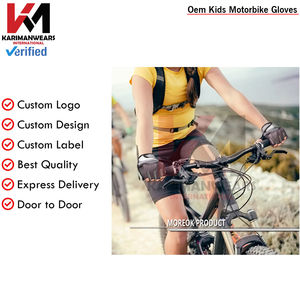 Gants antidérapants pour enfants, protection épaisse de la paume, demi-doigts, en cuir PU, résistants aux déchirures, gants de sport pour enfants, escalade, cyclisme, plein air - Product Image 5