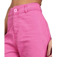 Jeans de Mezclilla para Mujer de Primera Calidad, Lavados, de Cintura Media y Pierna Ancha, Diseño Personalizado, Ecológicos, de Secado Rápido, Estilo Casual