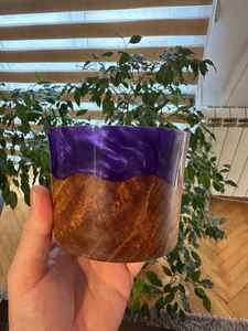 Bols en résine époxy et en bois pour la décoration moderne de la maison, articles cadeaux et accessoires de table - Product Image 5