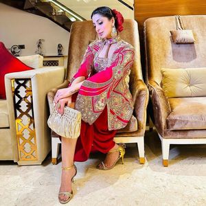 Conjunto de Kurta y Sharara para mujer, mezcla de algodón bordado de alta calidad para mujer, Kurta recto para mujer a un costo efectivo - Product Image 4