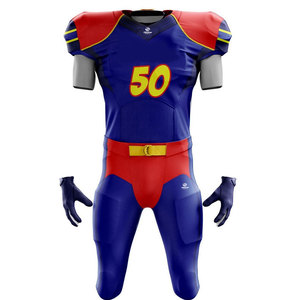 Nouveau design Ensemble 2 pièces pour jeunes avec maillots et pantalons à manches courtes Uniformes de football américain Ensembles Maillot de football américain - Product Image 5