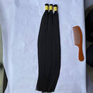 Donnor unique cheveux de bébé crus 100% vietnamiens de haute qualité couleur naturelle Style droit cheveux en vrac en grande quantité - Product Image 2