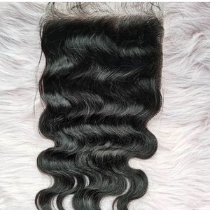 Extensiones de cabello ondulado natural alineado con cutícula frontal de encaje HD transparente de la mejor calidad al por mayor línea de cabello prearrancada - Product Image 1