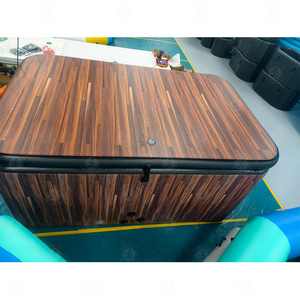 Piscina Gonfiabile Portatile Grande in Legno per Esterni, Design Popolare 2026, Resistente, per Adulti - Product Image 6