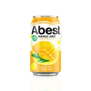 Yüksek kaliteli Abest meyve suyu alkolsüz içecekler Mango suyu A & B Vietnam üreticisi toptan, OEM ve özel etiket
