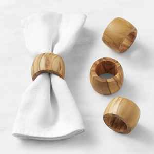 Handmade Luxury <b>Napkin</b> Rings High Quality Natural Wood for Weddings <b>Parties</b> & Hotel Table Decor - Product Image 1