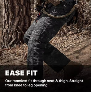 กางเกงคาร์โก้ผู้ชายน้ำหนักเบาแห้งเร็วกางเกงกีฬาฟิตเนสปรับแต่งได้เอวกลาง - Product Image 5