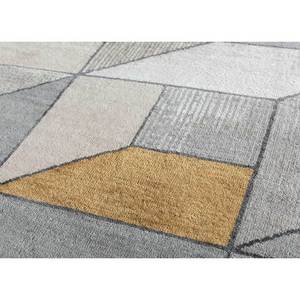 Alfombra Kavi Gris y Negra, Tejida a Mano con Lana, Bambú y Seda, Diseño Teoría del Caos, Geométrica, Boho, para el Hogar, Pasillo, Modelo Rectangular Esk-726 - Product Image 3