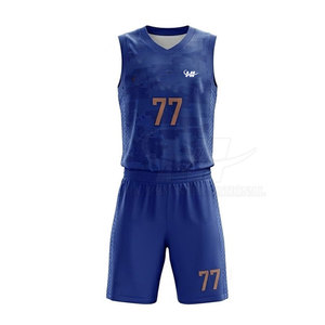 Sports Basketball Uniform Kit Lightweight Breathable Polyester Customizable High Quality for Men Adults Practice and Fitness - Product Image 2