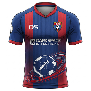Maillot de football américain pour hommes, haute qualité, été, manches courtes, respirant, écologique, personnalisable OEM, uniforme de football - Product Image 3