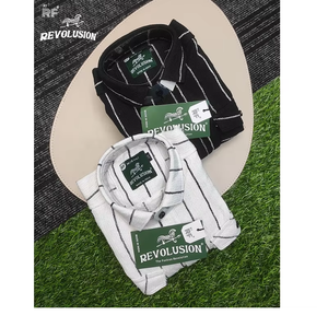 เสื้อเชิ้ตผู้ชายลายตารางสไตล์วินเทจสุดหรูแขนยาวทำจากผ้าพรีเมี่ยมสำหรับใส่ได้ตลอดทั้งวันสวมใส่สบาย - Product Image 6