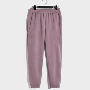 Ropa Deportiva Personalizada para Hombre, Conjunto Deportivo de Algodón Suave Color Malva, Sudadera de Cuello Redondo, Pantalones Jogger, Mangas Largas, Cómodo para Uso Diario - Product Image 4