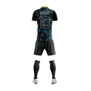 Hot <b>Sale</b> High Quality Short Sleeve Soccer Uniforms <b>for</b> Kids Men's Football Shirts with Sublimation Printed Design OEM Service - Product Image 2