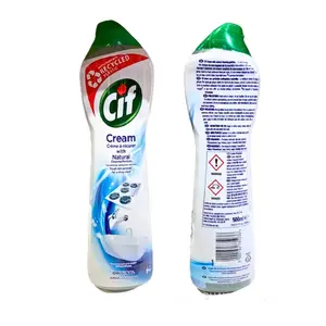 Household Cleaning Natural Kitchen Sparkling Clean CIF Cream (UK) 500ML White Bottle Cream Multipurpose Surface Cleaner