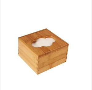 Caja de pañuelos de madera real 100%, último diseño, caja de pañuelos de madera artesanal de forma cuadrada, tamaño personalizado y venta - Product Image 5