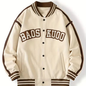 Meilleure vente Veste Versity en matériau frais Concevez votre propre vente chaude et tendance Veste Versity de qualité supérieure à bas prix pour hommes - Product Image 1