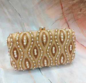 Sac à main potli traditionnel de haute qualité avec pochette de travail brodé pour femmes et filles au prix de gros par l'artisanat de luxe - Product Image 2