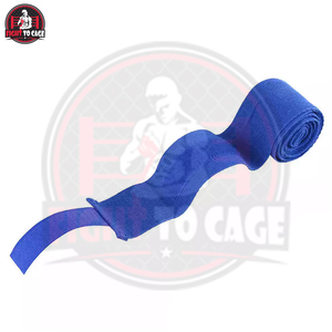 Vendas de Boxeo de Algodón Duradero de Color Sólido para Entrenamiento y Fitness, Logotipo y Colores Personalizados, Unisex, Certificación CE - Product Image 2