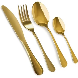 Juego de 3 cubiertos de acero inoxidable, utensilios de cocina de mesa, Hotel, uso doméstico, cubiertos recubiertos de Color negro, cubiertos, mango de tono de 2 colores - Product Image 6