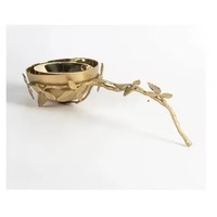Diffuseur de parfum de luxe en métal Bakhoor Burner Porte-fumée aromatique pour la relaxation et la méditation à la maison