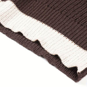 Jersey de lana/Cachemira transpirable personalizado, suéter de invierno, diseño de cuello redondo con logotipo frontal, opciones personalizables - Product Image 3