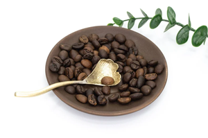 Premium Hot Sale Handmade Leaf Shape Embossed Design Tea <b>Coffee</b> <b>Spoon</b> For Parties - Product Image 2