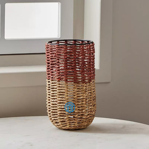 Elegant Design with Natural Handmade Eco-friendly Seagrass Decorative Vase, <b>Table</b> Vase for Home Decoration in Vietnam Factory - Product Image 5