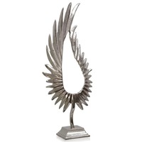 La sculpture artistique de figurine d'homme noir crée un accent décoratif élégant et un attrait intérieur moderne pour n'importe quelle pièce