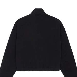 New Arrival Women <b>Black</b> Color Quater Zip up Sweatshirts Custom Turtleneck Zipper up Jacket for Womens Best For Daily Use - Product Image 2