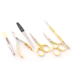 Juego Profesional de Manicura y Pedicura de 4 Piezas, Cortaúñas, Aguja para Acné, Removedor de Puntos Negros, Pinzas para Cejas, Kit OEM de Marca Privada - Product Image 2