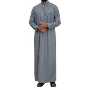 Vêtements islamiques pour hommes Thobe musulman arabe Thobe en gros Jubba pour hommes Vêtements islamiques pour hommes Thobe - Product Image 1