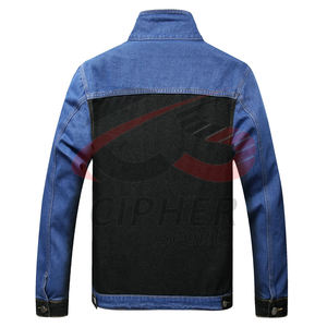 Top moda hombres chaquetas nuevo último caliente venta elegante Casual clásico elasticidad Denim abrigo Jeans chaqueta para hombres - Product Image 4