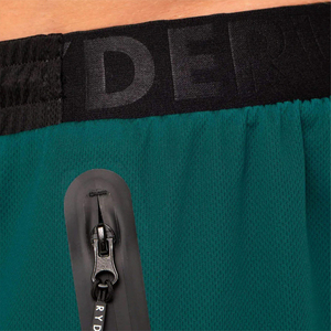 Pantalones Cortos Deportivos de Poliéster de Doble Capa Personalizados para Hombre, Talla Grande, Pantalones Cortos de Baloncesto de Malla de Verano con Costura Interior de 5 Pulgadas y Diseño Impreso - Product Image 4