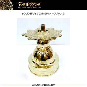 Juego de cachimba portátil pequeño de bambú de latón macizo egipcio de la mejor calidad, Incluye caja de manguera Shisha de vidrio con técnica de laca - Product Image 6